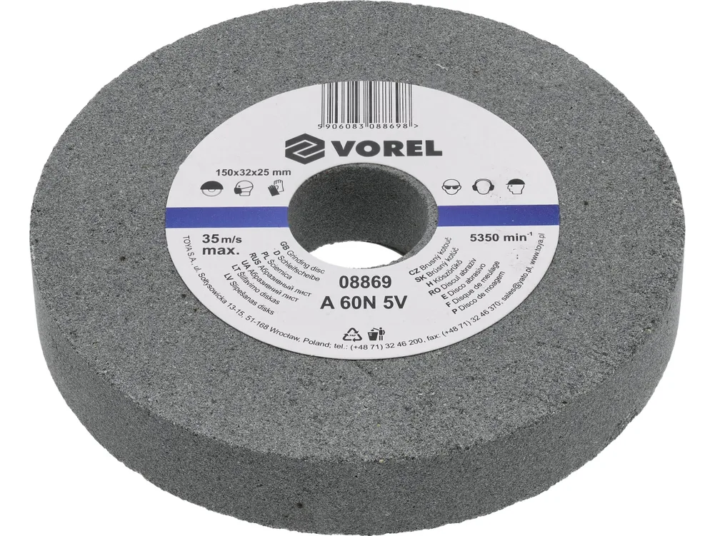 Disc abraziv pentru polizor de banc 150X32X25 mm