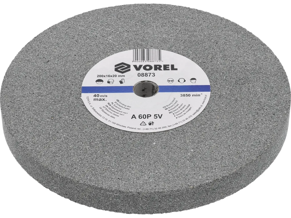 Disc abraziv pentru polizor de banc 200X16X20 mm