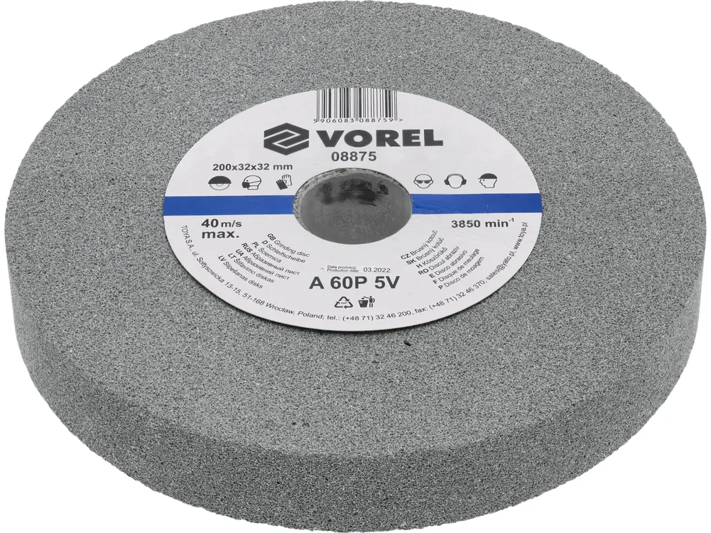 Disc abraziv pentru polizor de banc 200X32X30 mm