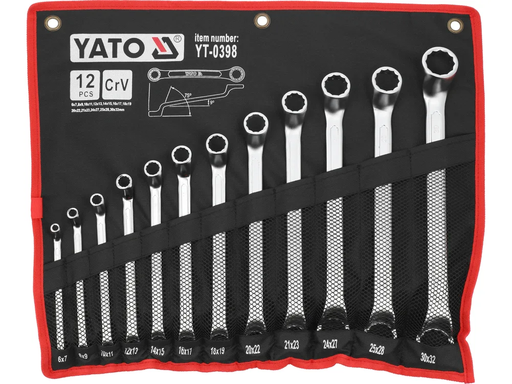 Set chei inelare cu cot 6-32 mm,12BUC