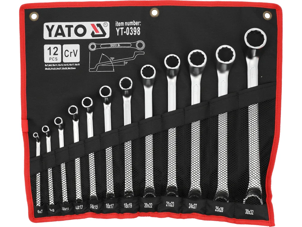 Set chei inelare cu cot 6-32 mm,12BUC