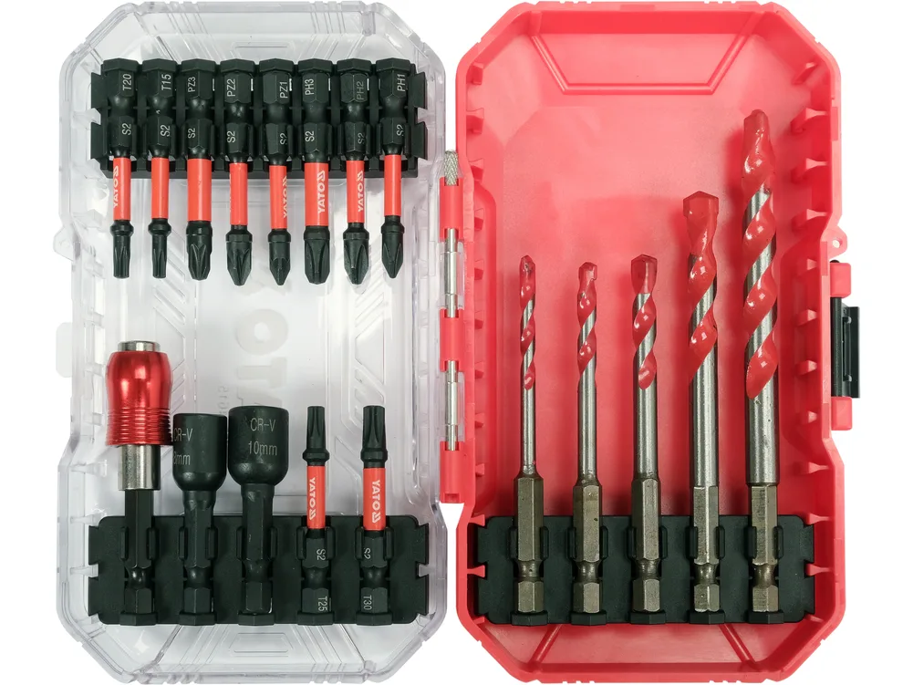 Set biți de impact, 18 piese