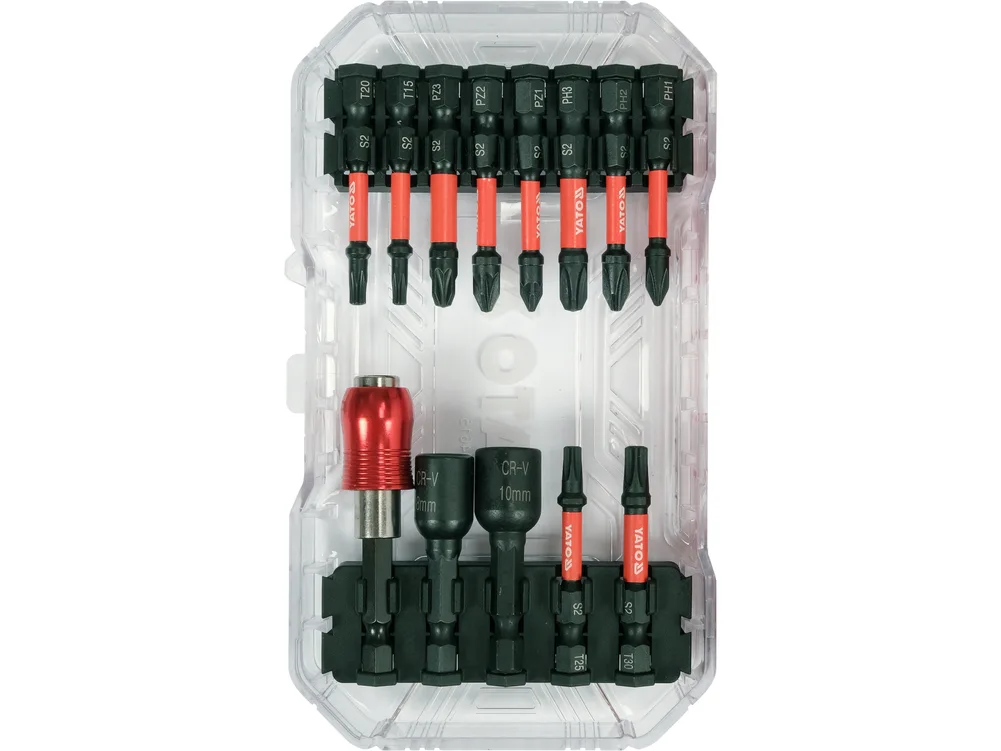 Set biți de impact, 18 piese