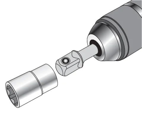 Set adaptoare 1/4'', 3/8'', 1/2''