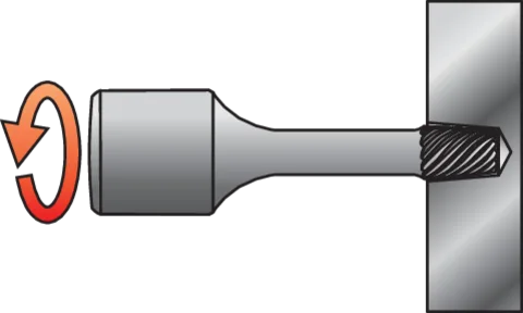 Set extractoare șuruburi 5 buc, 1/2''