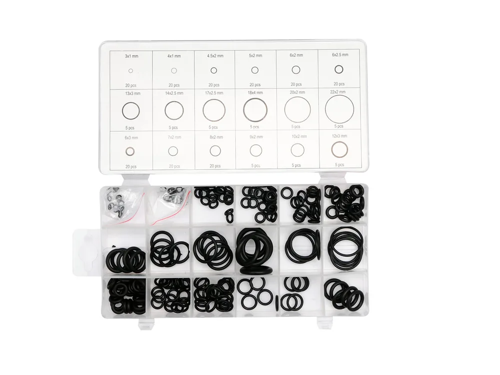 Set garnituri din cauciuc, 225 buc
