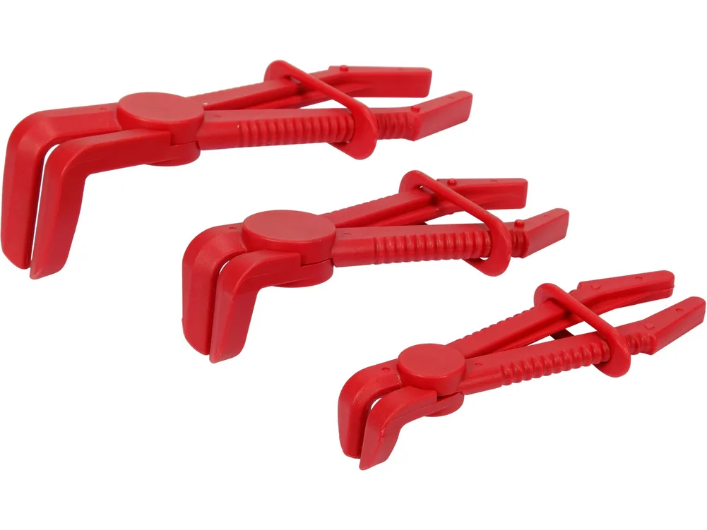 Set clești plastic pentru furtunuri auto, 3 buc