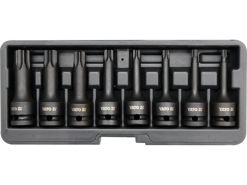 Set 8 chei tubulare de impact, torx 1/2''