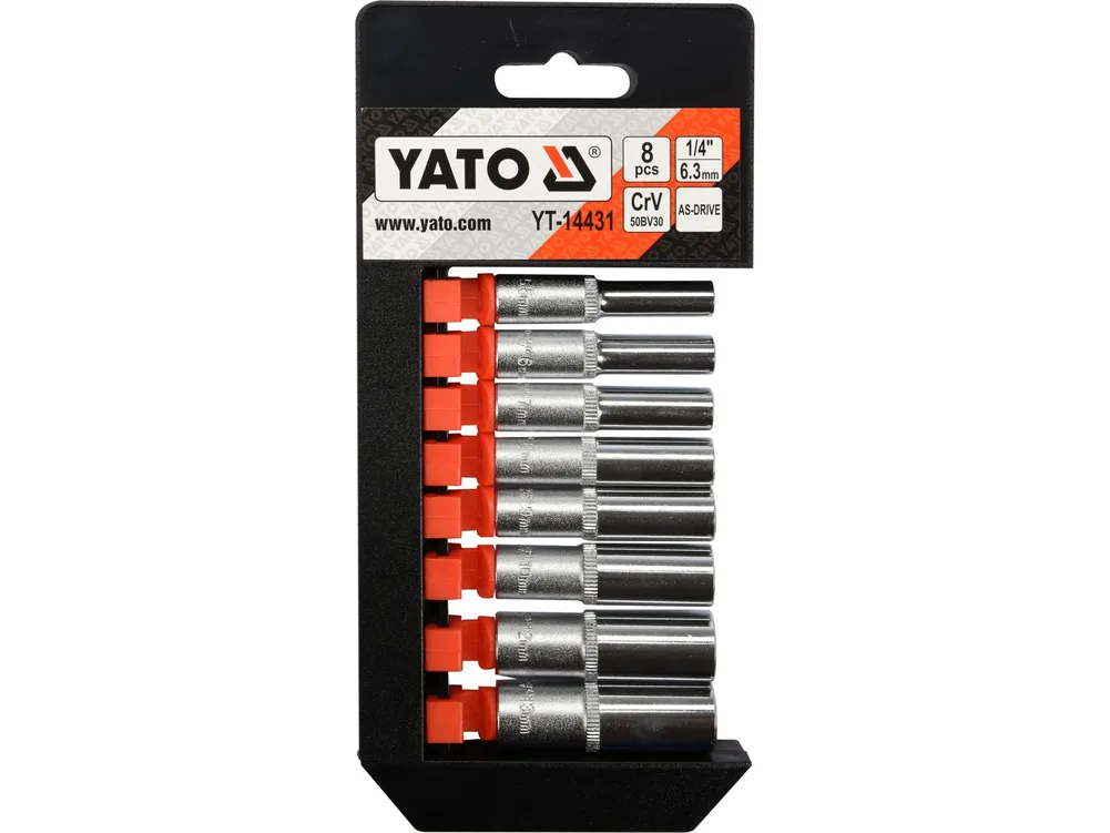 Set tubulare 1/4'', 8 buc