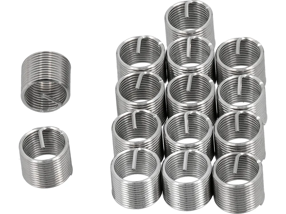 Inserție spiralată pentru reparat filete M10X1.0X15 mm, 15 buc