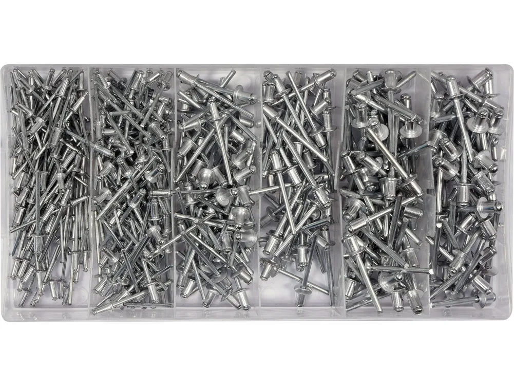 Set popnituri aluminiu, 400 buc