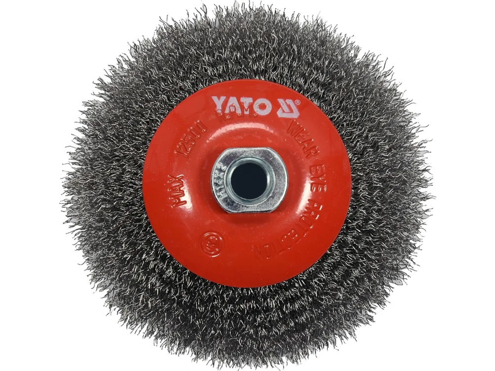 Perie circulară 125 mm, M14, inox