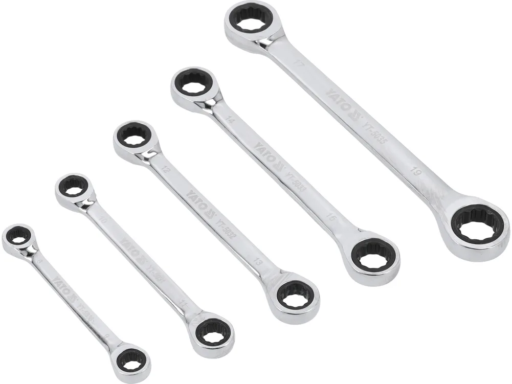 Set chei inelare cu clichet, 5 buc