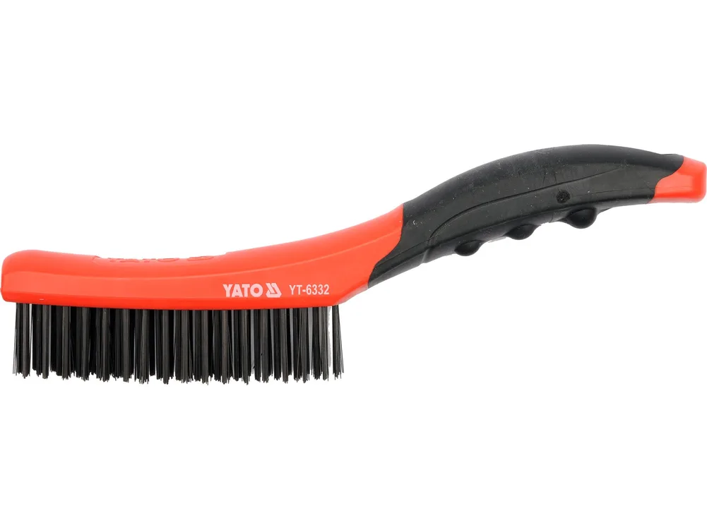 Perie sârmă mâner plastic 4 rânduri, 260 mm