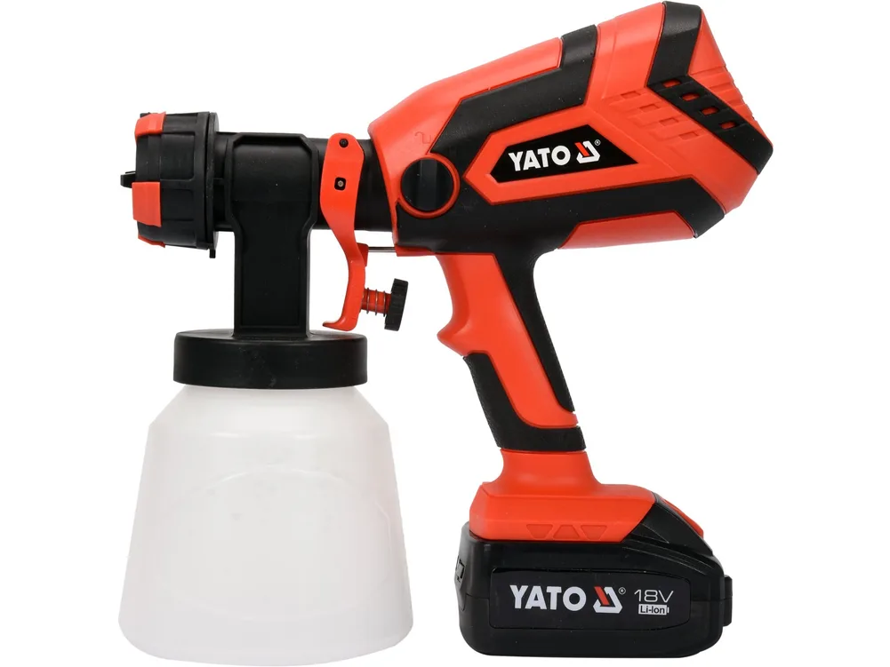 Pistol de vopsit cu acumulator 18V, 4,0AH, 1L/MIN