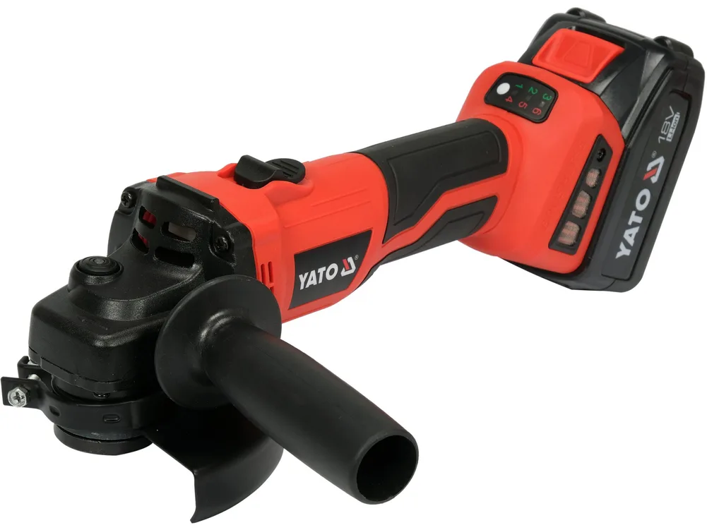 Polizor unghiular 18V, 125 mm, 2X4AH, viteză reglabilă